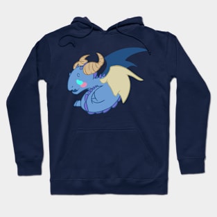 Chibi Crying Blue Dragon Hoodie